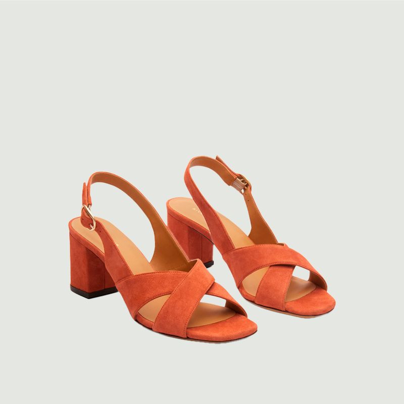 Leather sandals N°652 - Rivecour