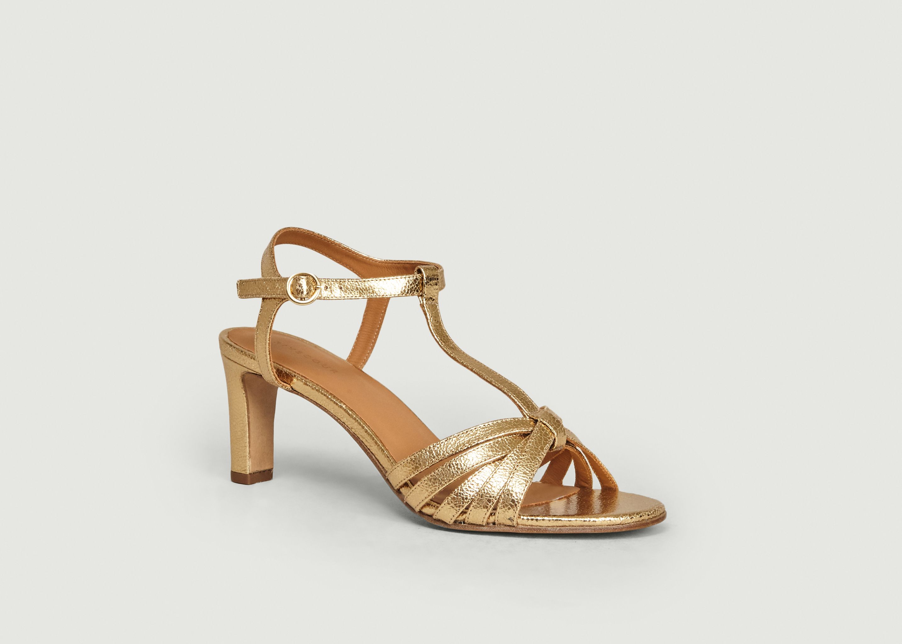N°22 cracked leather sandals - Rivecour