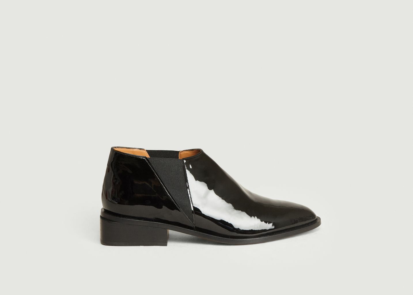 Boots basses en cuir verni Xever - Clergerie