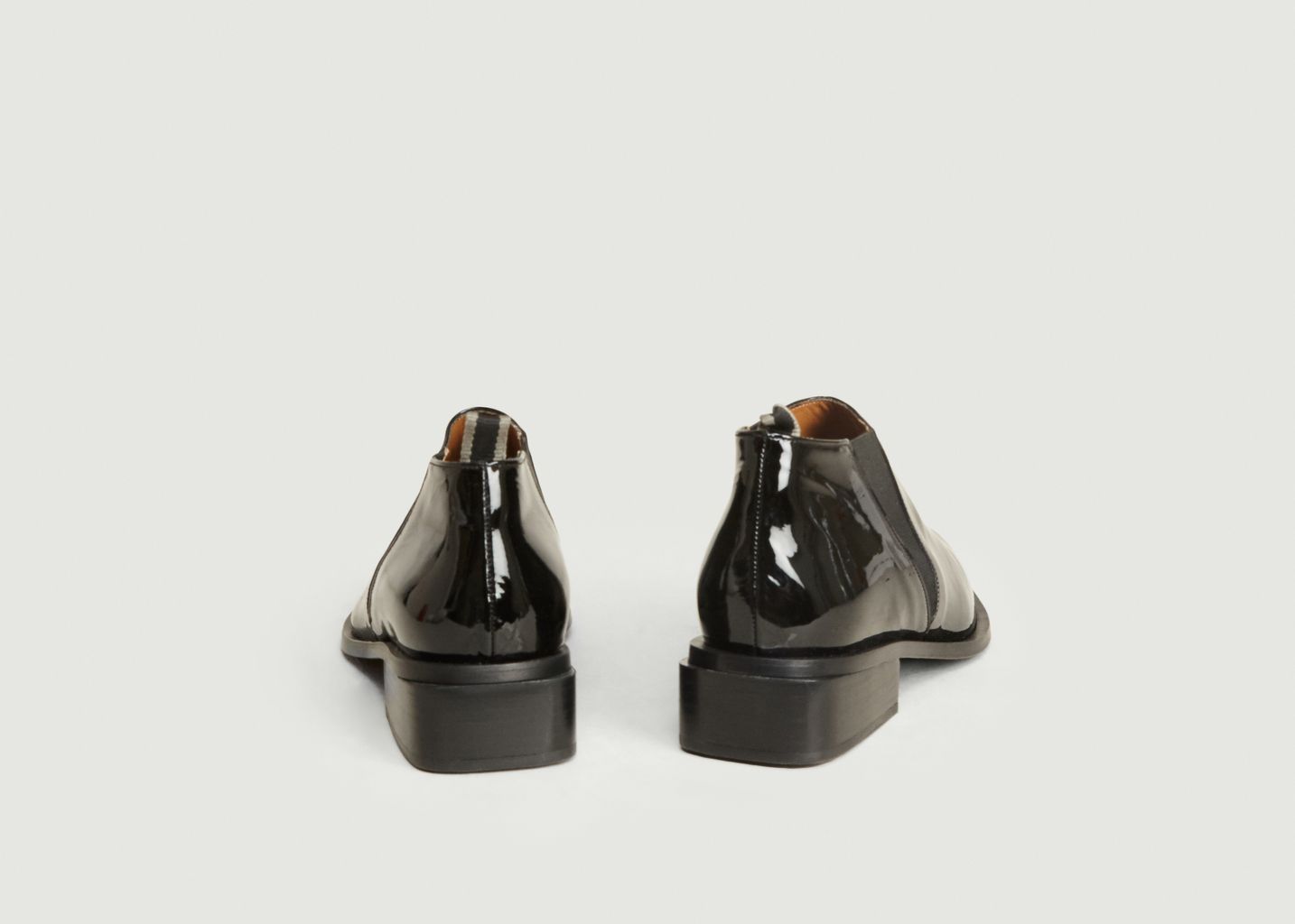 Boots basses en cuir verni Xever - Clergerie