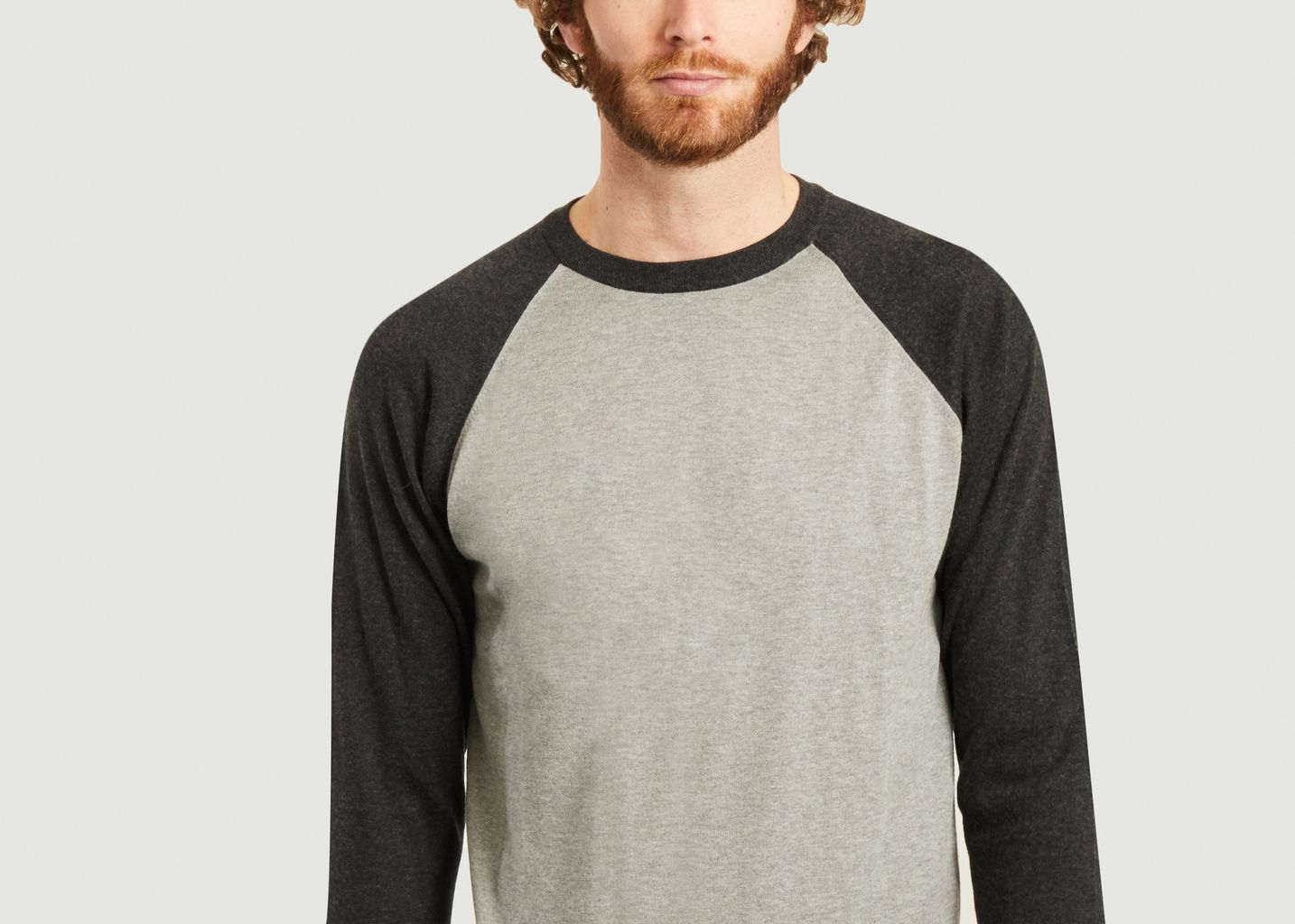 Baseball sweatshirt en coton cachemire - Ron Dorff