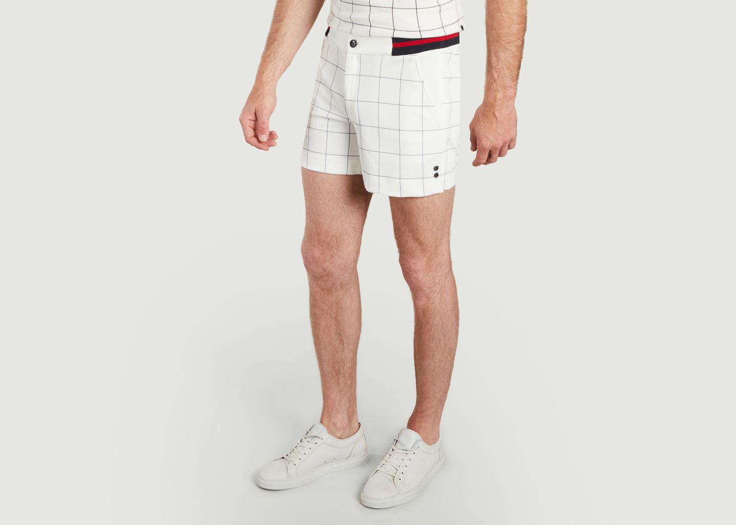 Tight-fitting plaid tennis shorts - Ron Dorff