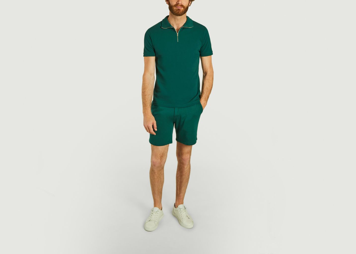 Fitted shorts in organic cotton - Ron Dorff