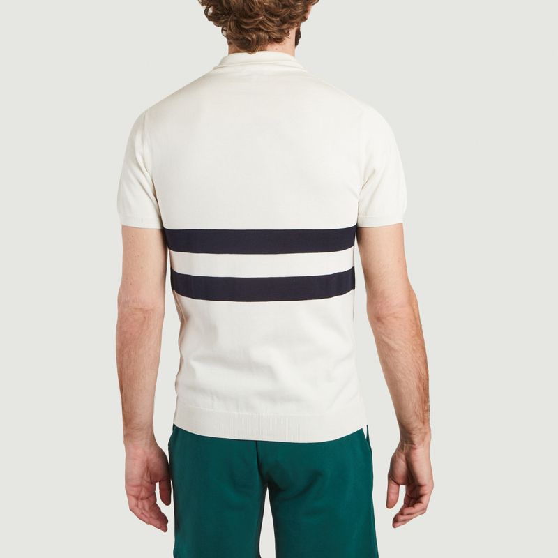 Poloshirt mit Reißverschlusskragen und Streifen Ron Dorff x Rivieras - Ron Dorff