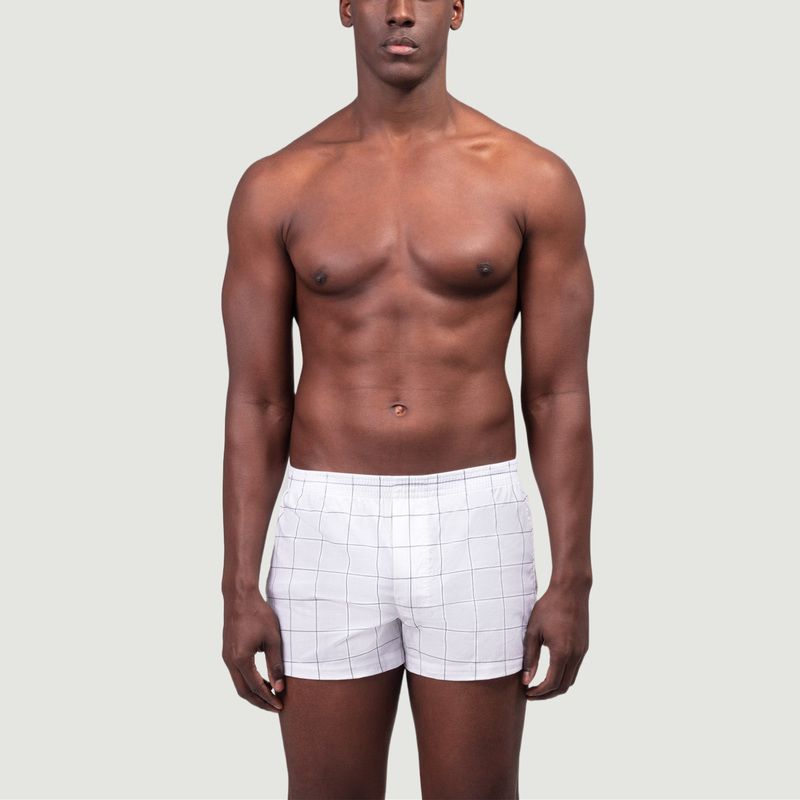 Checked boxer shorts - Ron Dorff