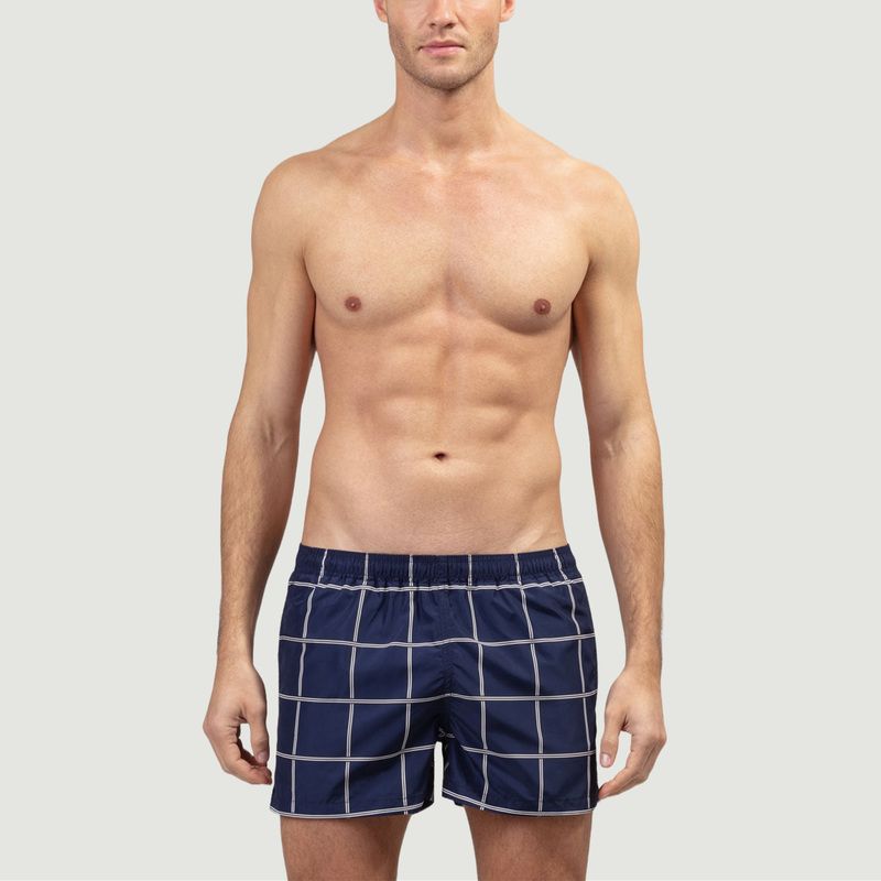 Checked swimming shorts  - Ron Dorff