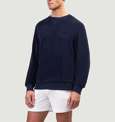 Frottee-Baumwoll-Sweatshirt