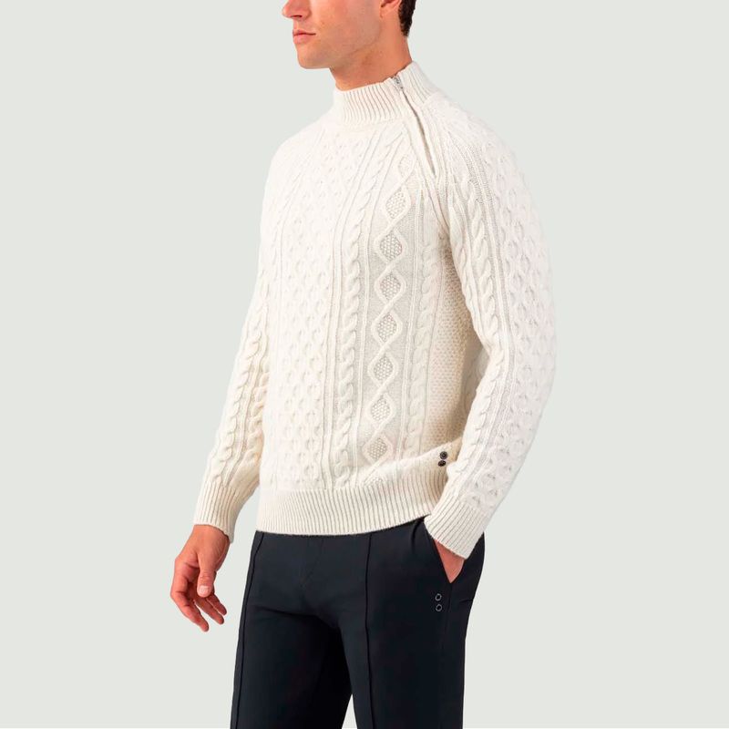 Telemark Wool and Cashmere Sweater with Zip - Ron Dorff