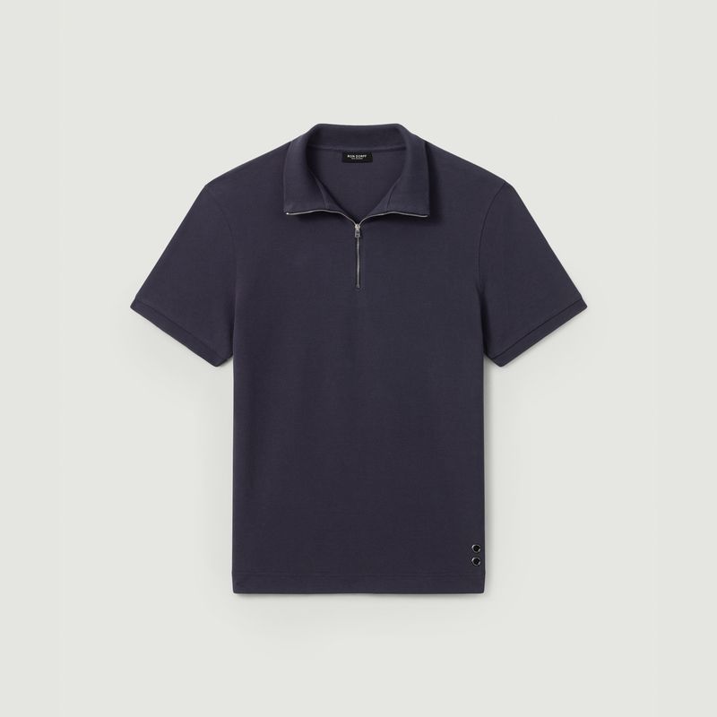 Cotton Piqué Polo w. Piping - Ron Dorff