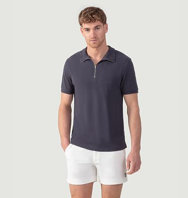 Cotton Piqué Polo w. Piping