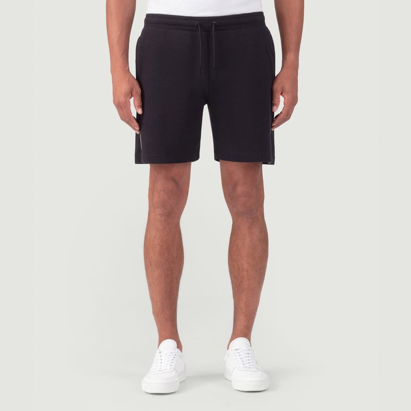 Cotton Piqué Jogging Shorts w. Piping - Ron Dorff