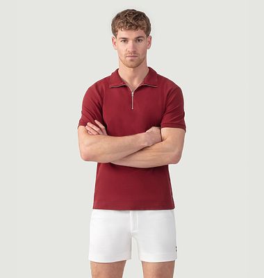 Cotton Piqué Polo w. Piping