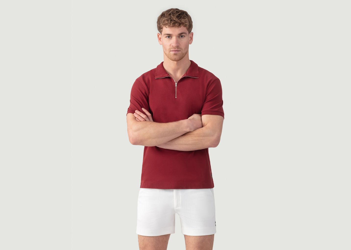 Cotton Piqué Polo w. Piping - Ron Dorff