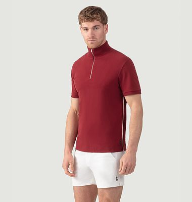 Cotton Piqué Polo w. Piping