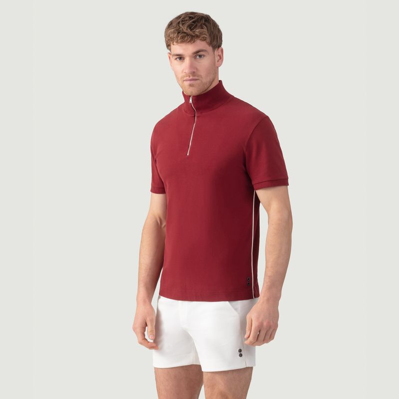 Cotton Piqué Polo w. Piping - Ron Dorff