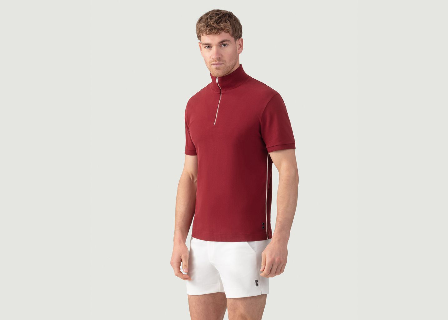 Cotton Piqué Polo w. Piping - Ron Dorff