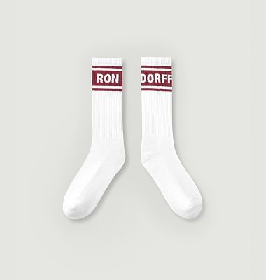 Sports Socks RD w. Stripes