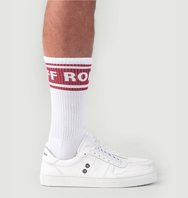 Sports Socks RD w. Stripes