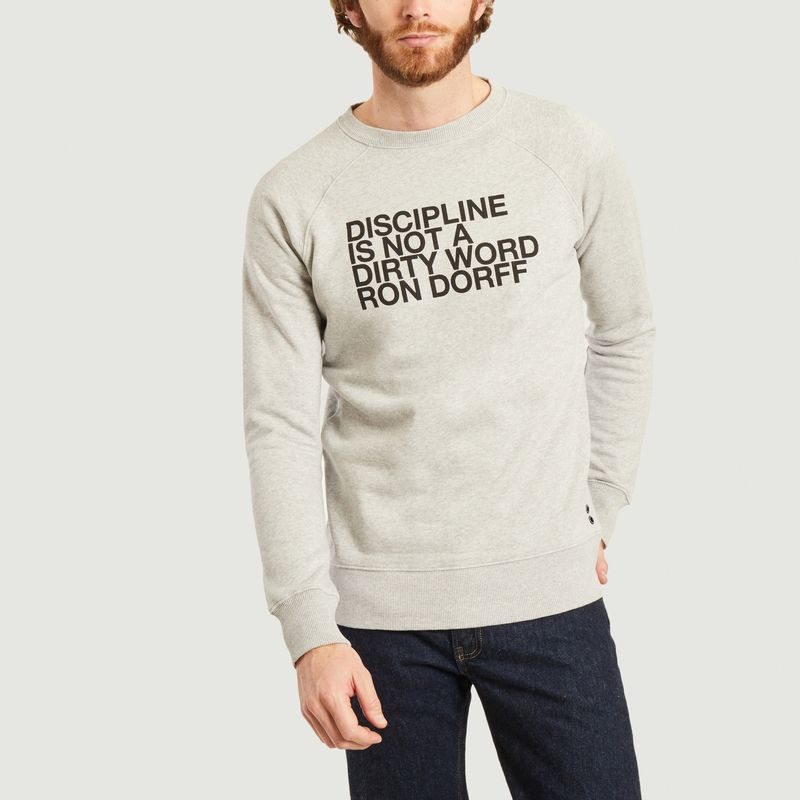 Sweatshirt DISCIPLINE. Ron Dorff