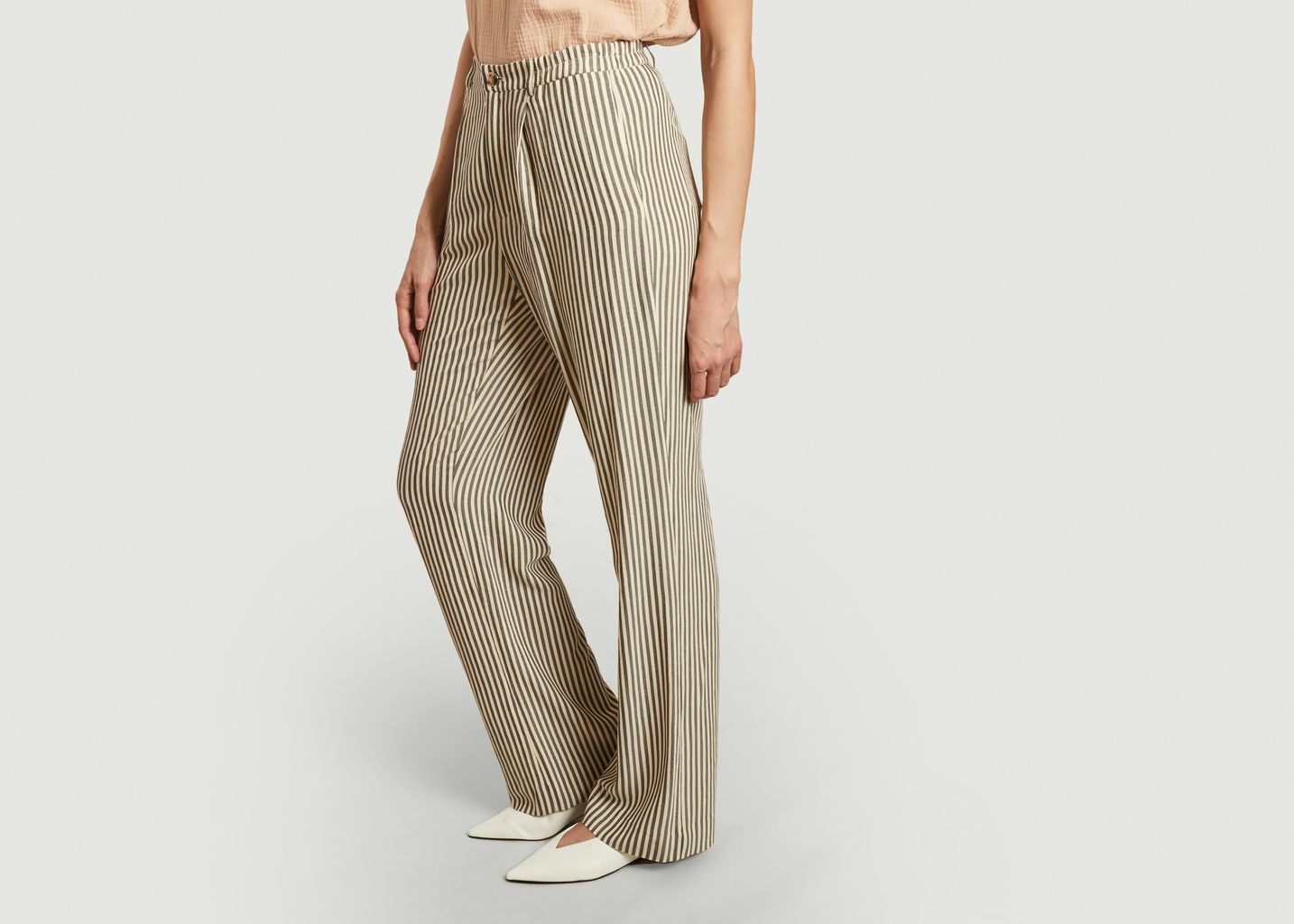 Pantalon rayé évasé Melijade - Roseanna
