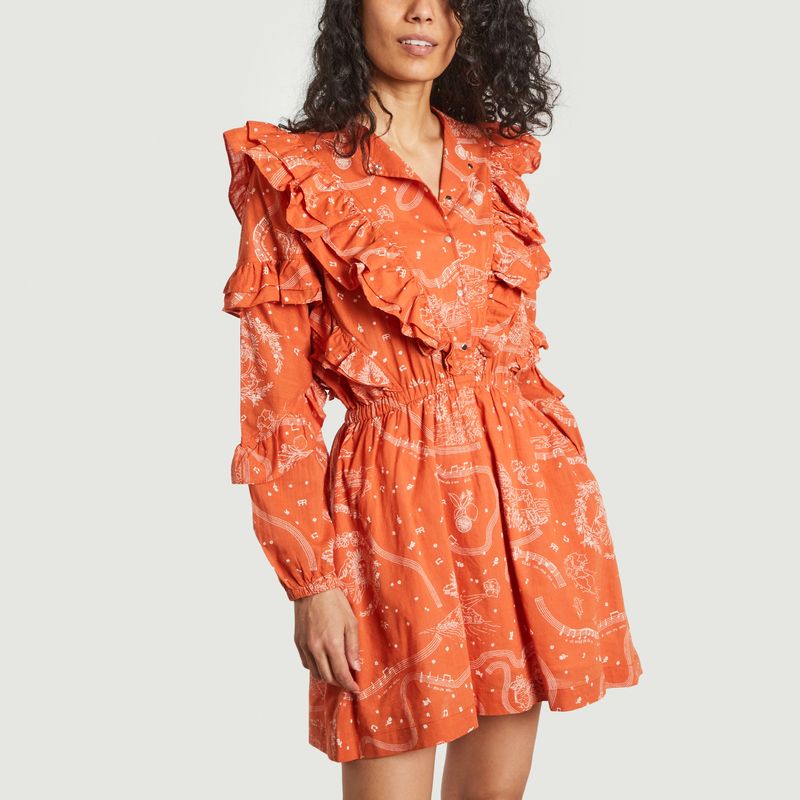 Robe Daily Lucio en coton flammé imprimé - Roseanna