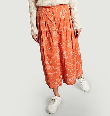 Mendes Lucio flared skirt in cotton