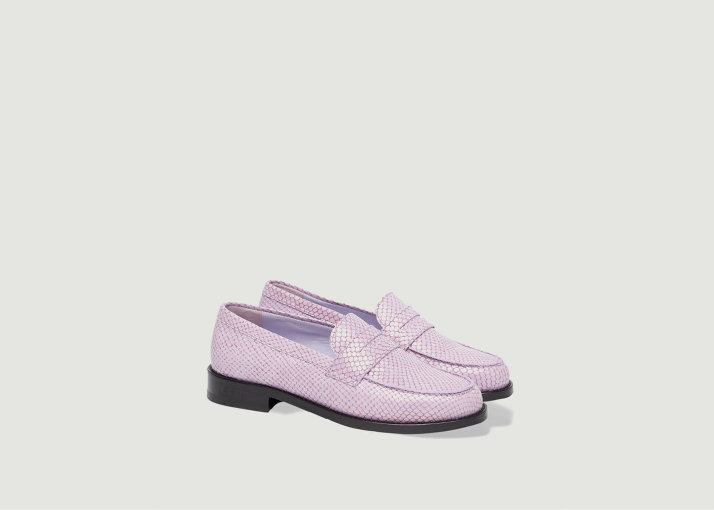 Lilac leather loafers - Roseanna