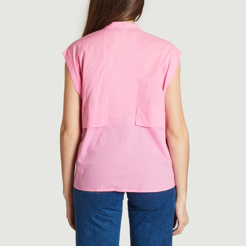 Mike Emiliano Cotton Sleeveless Bluse - Roseanna