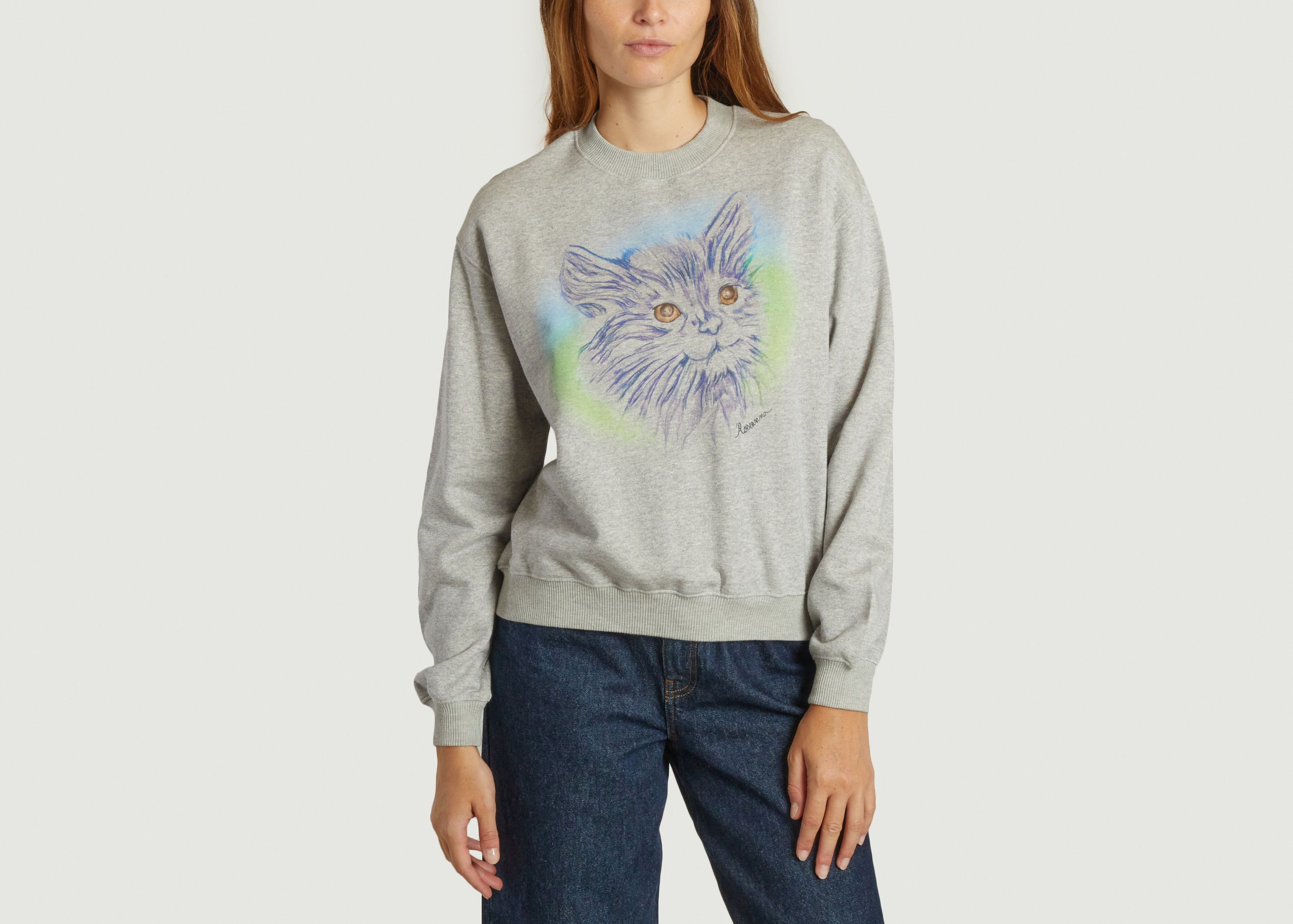 Sweatshirt Louis Cat  - Roseanna