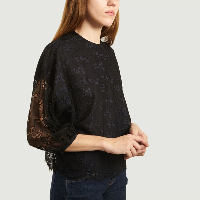 Top Girlwl Bulle à Dentelle et Doublé - Roseanna