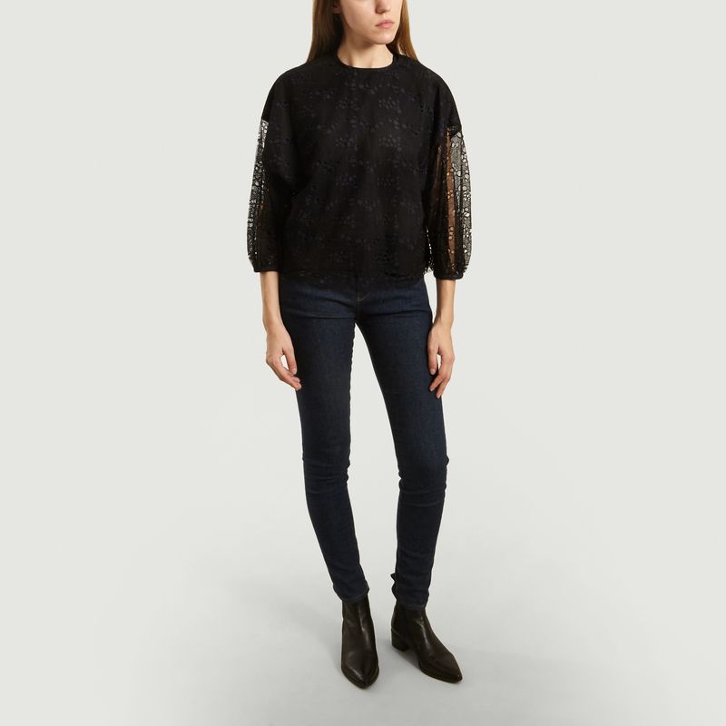 Top Girlwl Bulle à Dentelle et Doublé - Roseanna