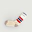 Coarse Oldschool Striped Ribbed Socks - Rototo