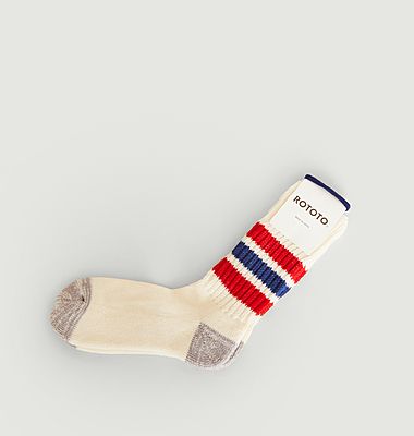 Coarse Oldschool Striped Ribbed Socks