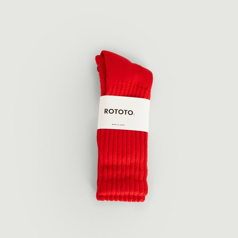 Loose Pile Ribbed Socks - Rototo