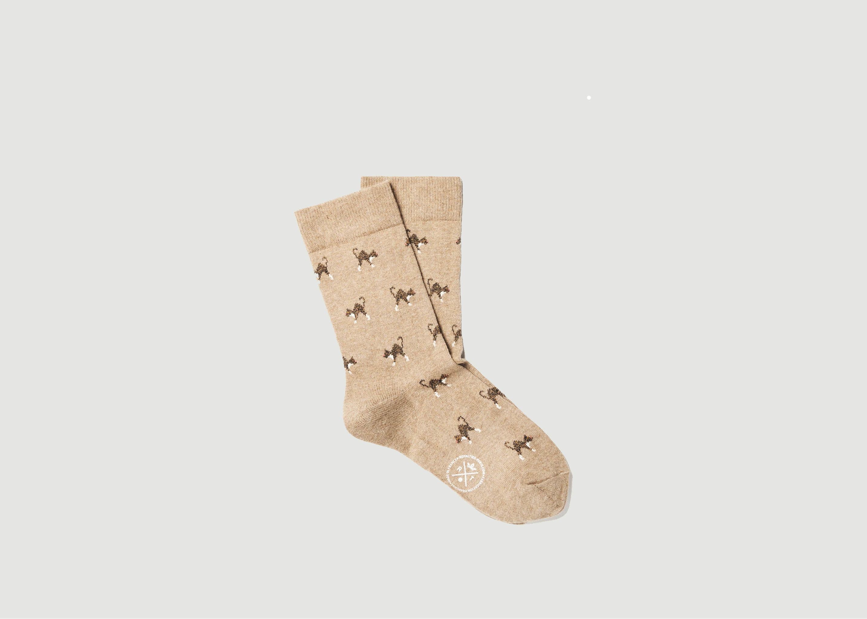 Socken mit Katzenmotiv Koko - Royalties