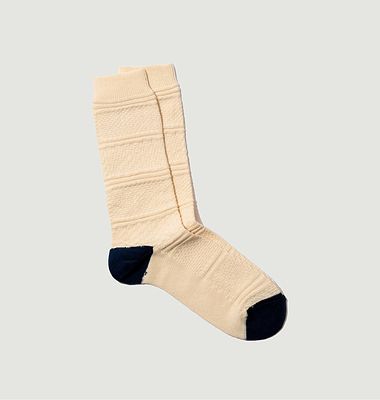 Melville two-tone socks