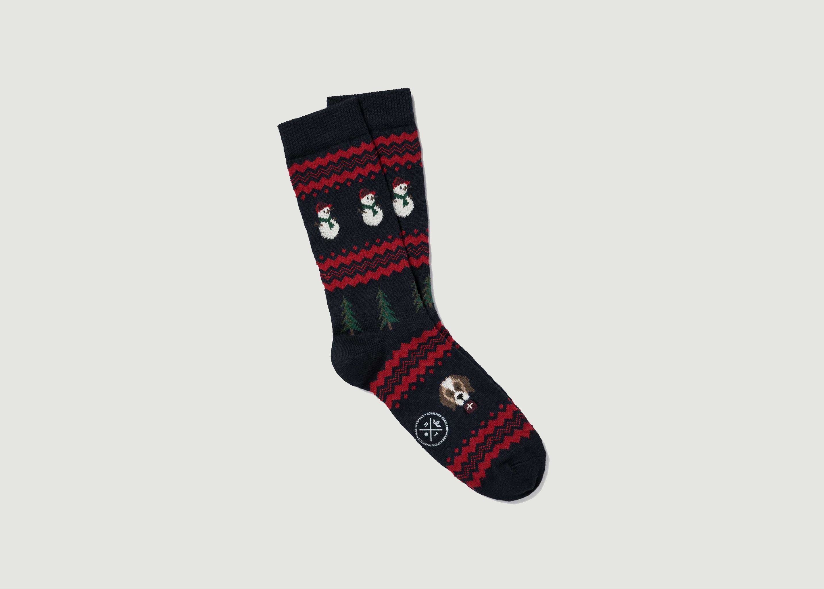 Chaussettes winter  - Royalties
