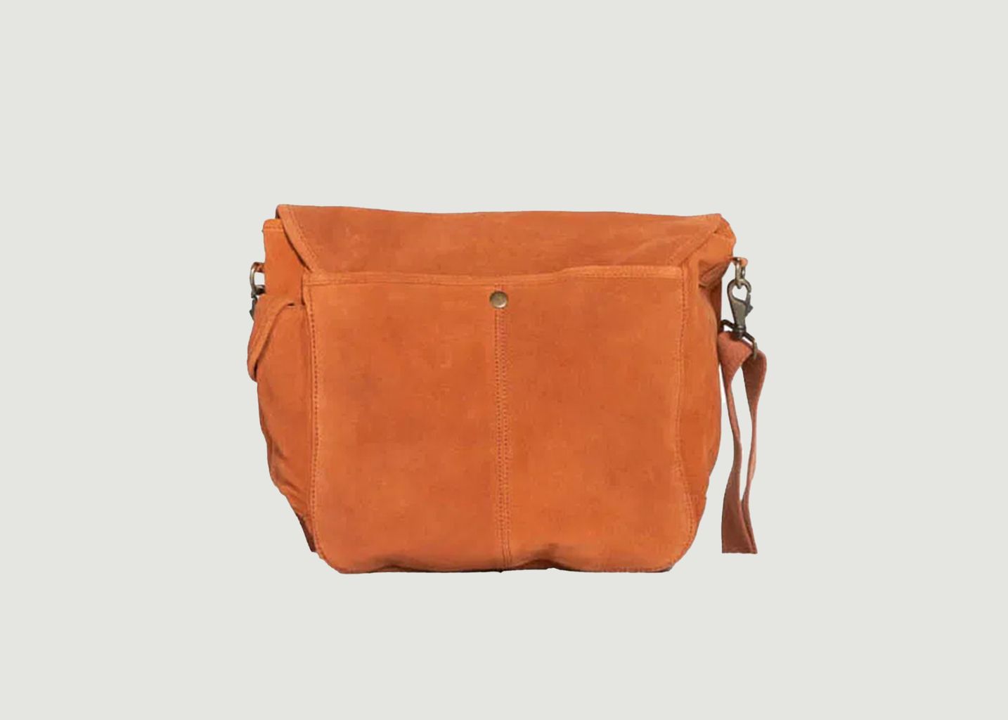 Suede leather large bag - SAC US 