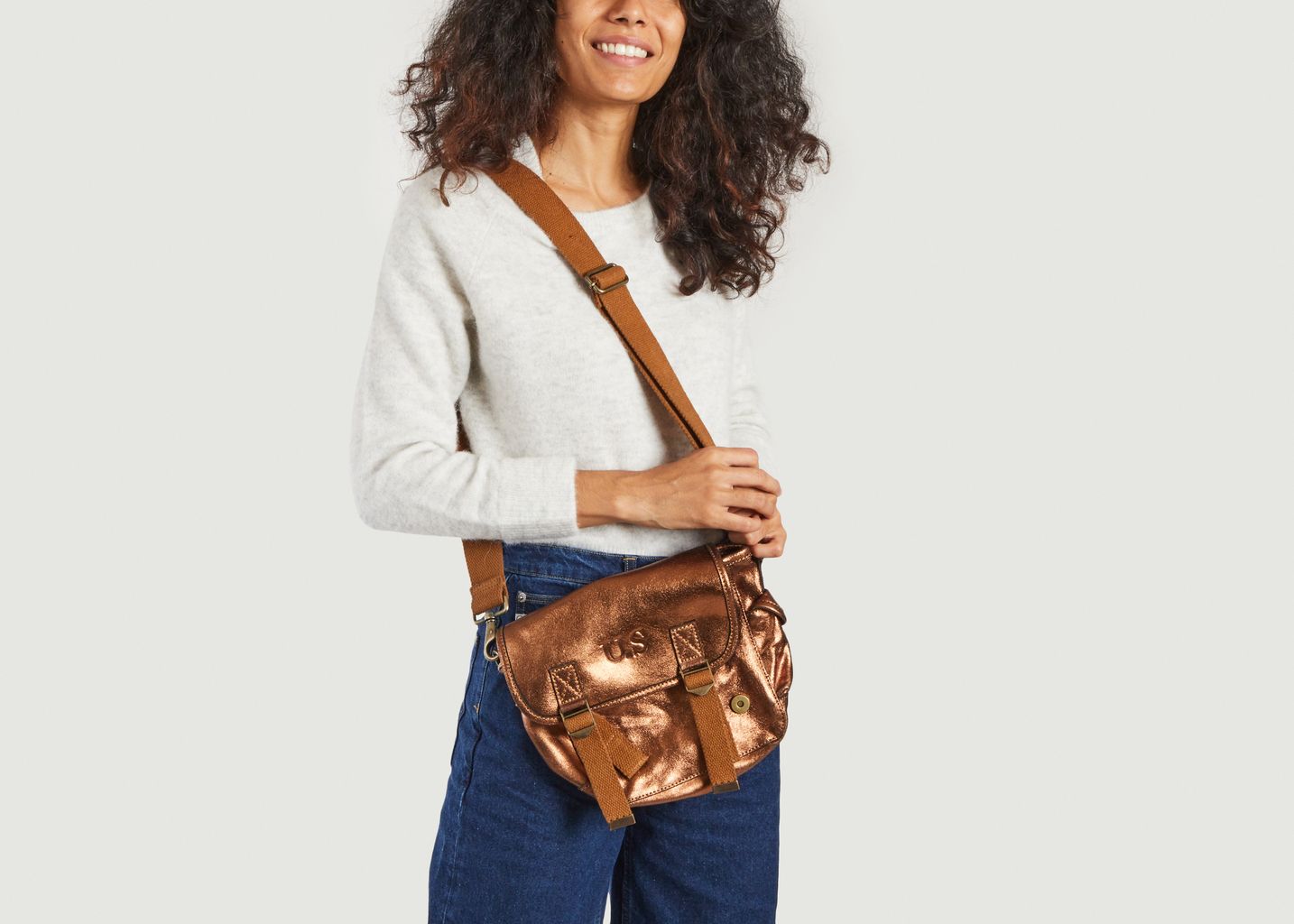 Petit sac cuir métallisé - SAC US