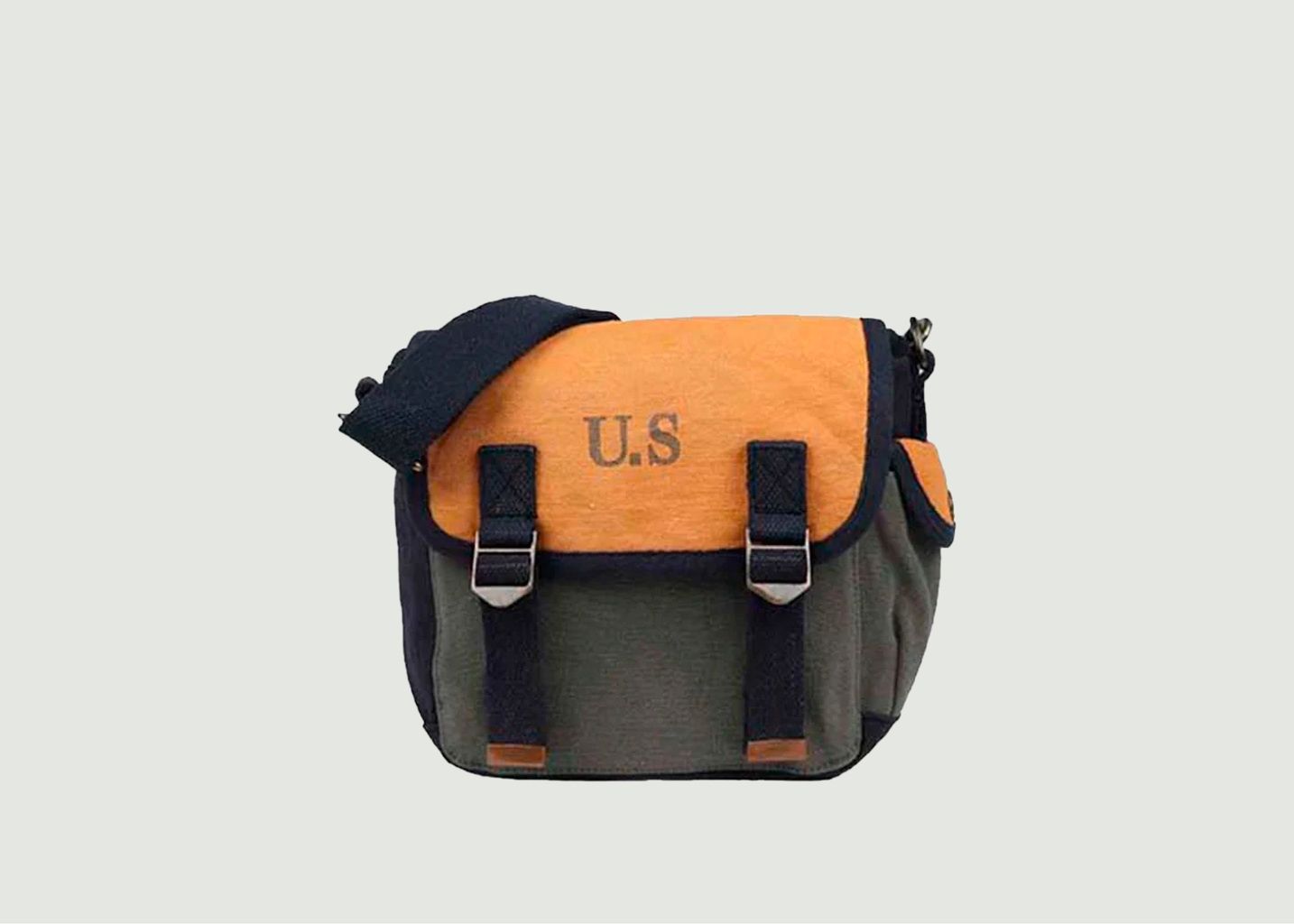 Large tricolored canvas bag - SAC US 