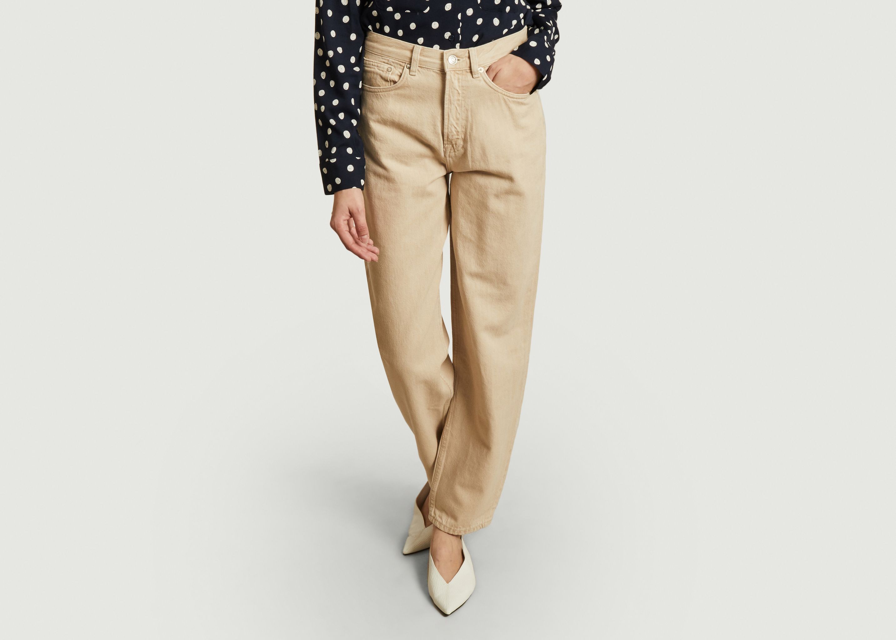 Jean Elly Beige Samsoe \u0026 Samsoe | L'Exception