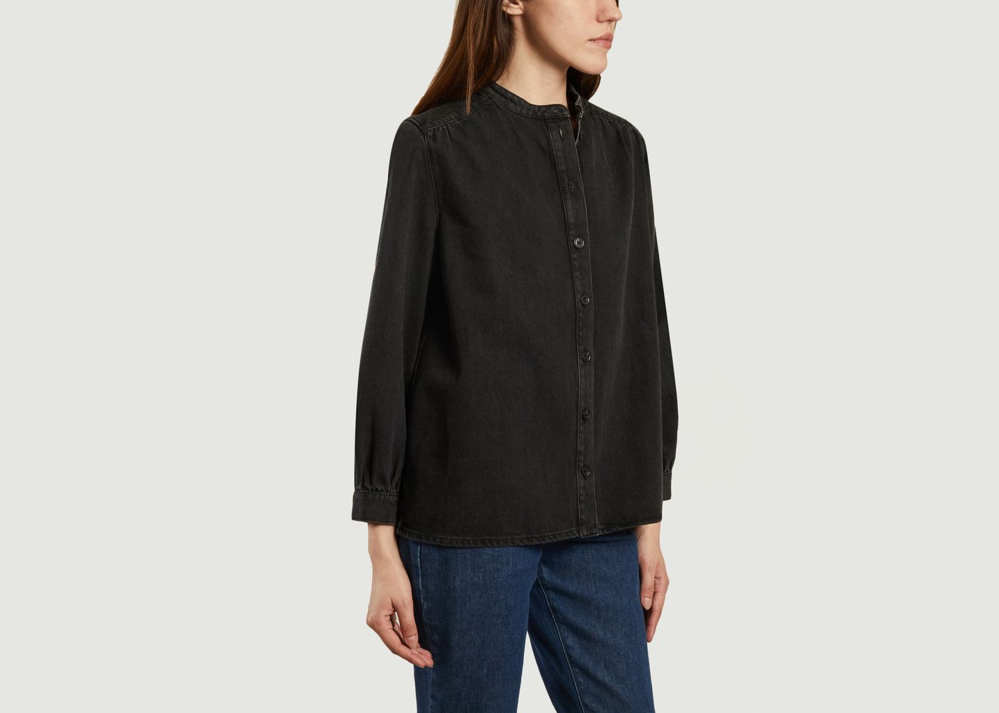 Chemise en denim de coton bio Gia - Samsoe Samsoe