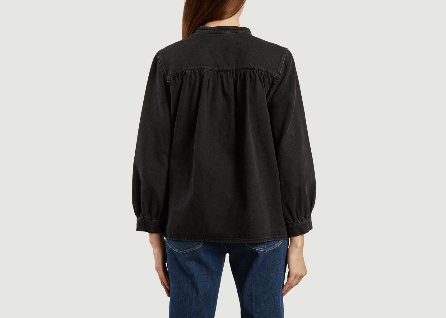 Chemise en denim de coton bio Gia - Samsoe Samsoe