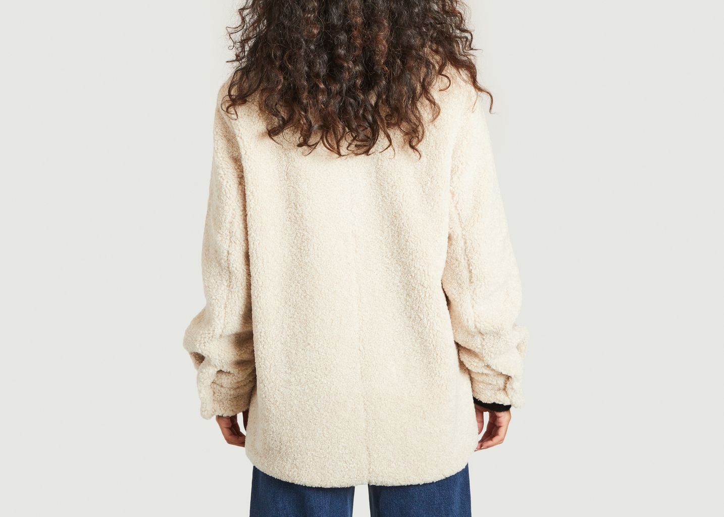 Manteau court oversize effet fourrure Aylin - Samsoe Samsoe