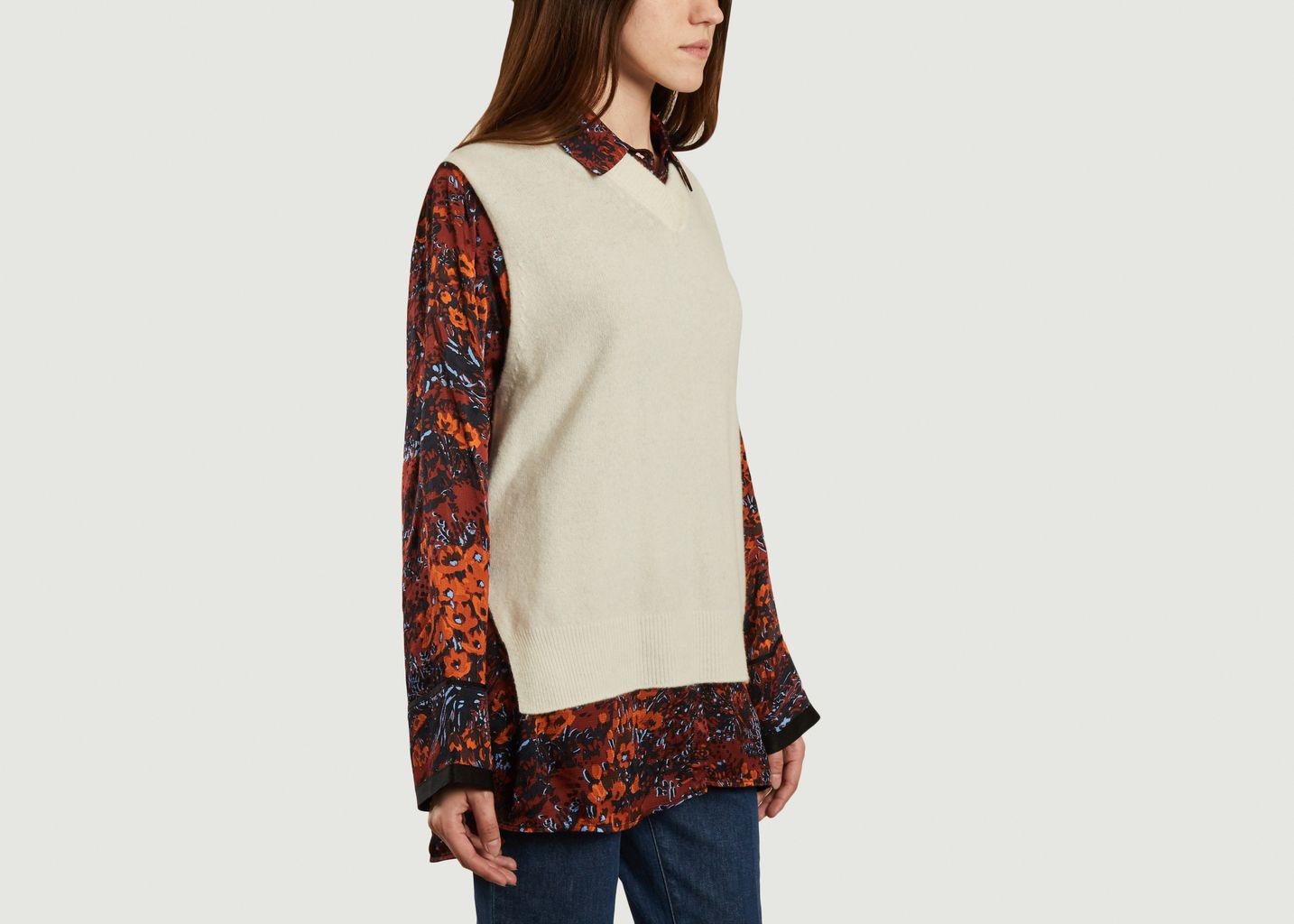 Pull sans manche en laine Amar - Samsoe Samsoe