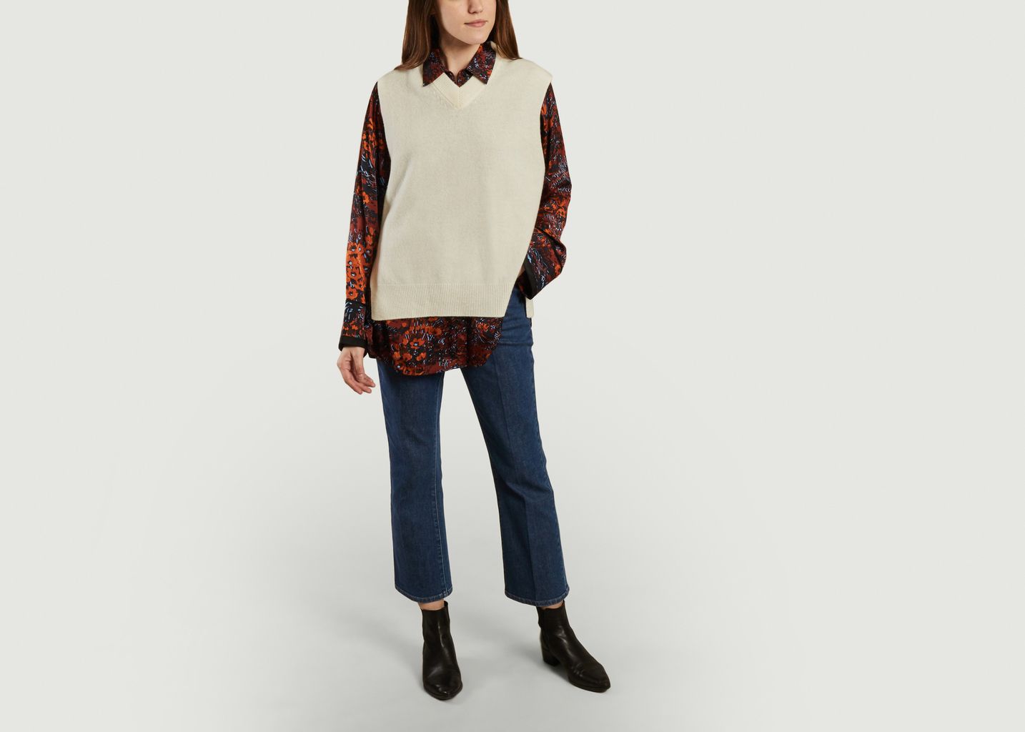 Pull sans manche en laine Amar - Samsoe Samsoe
