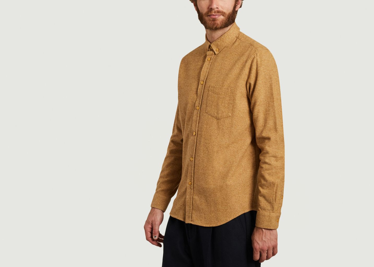 Chemise droite en coton bio Liam BA - Samsoe Samsoe