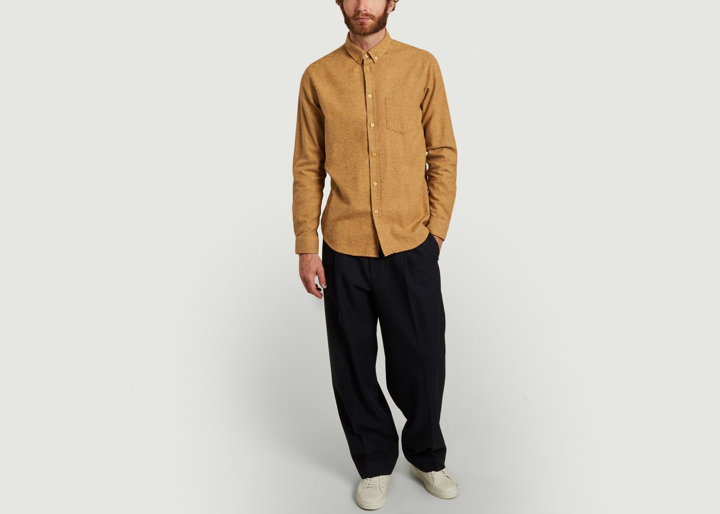 Chemise droite en coton bio Liam BA - Samsoe Samsoe