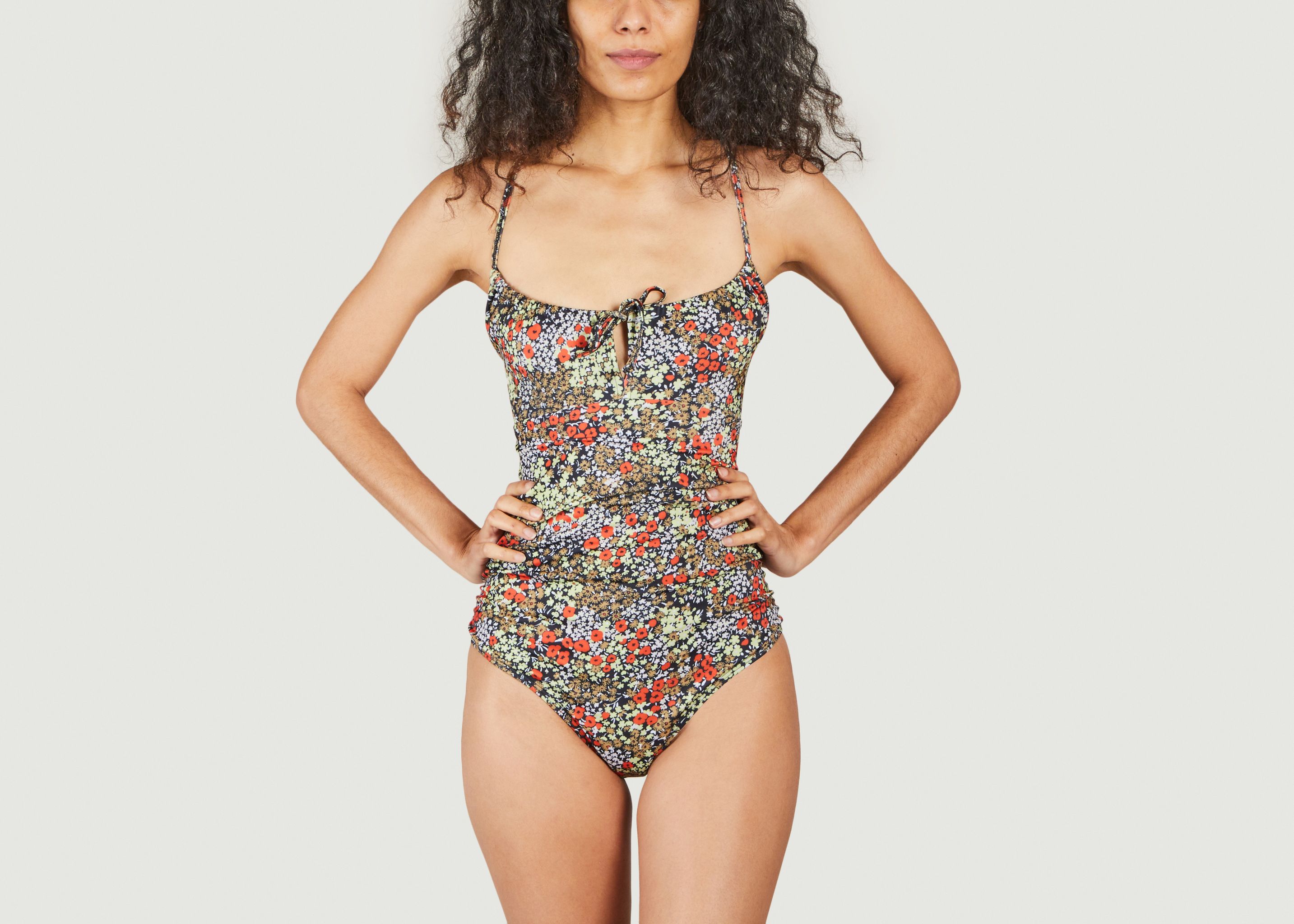 1-piece swimsuit with floral pattern Tilda - Samsoe Samsoe