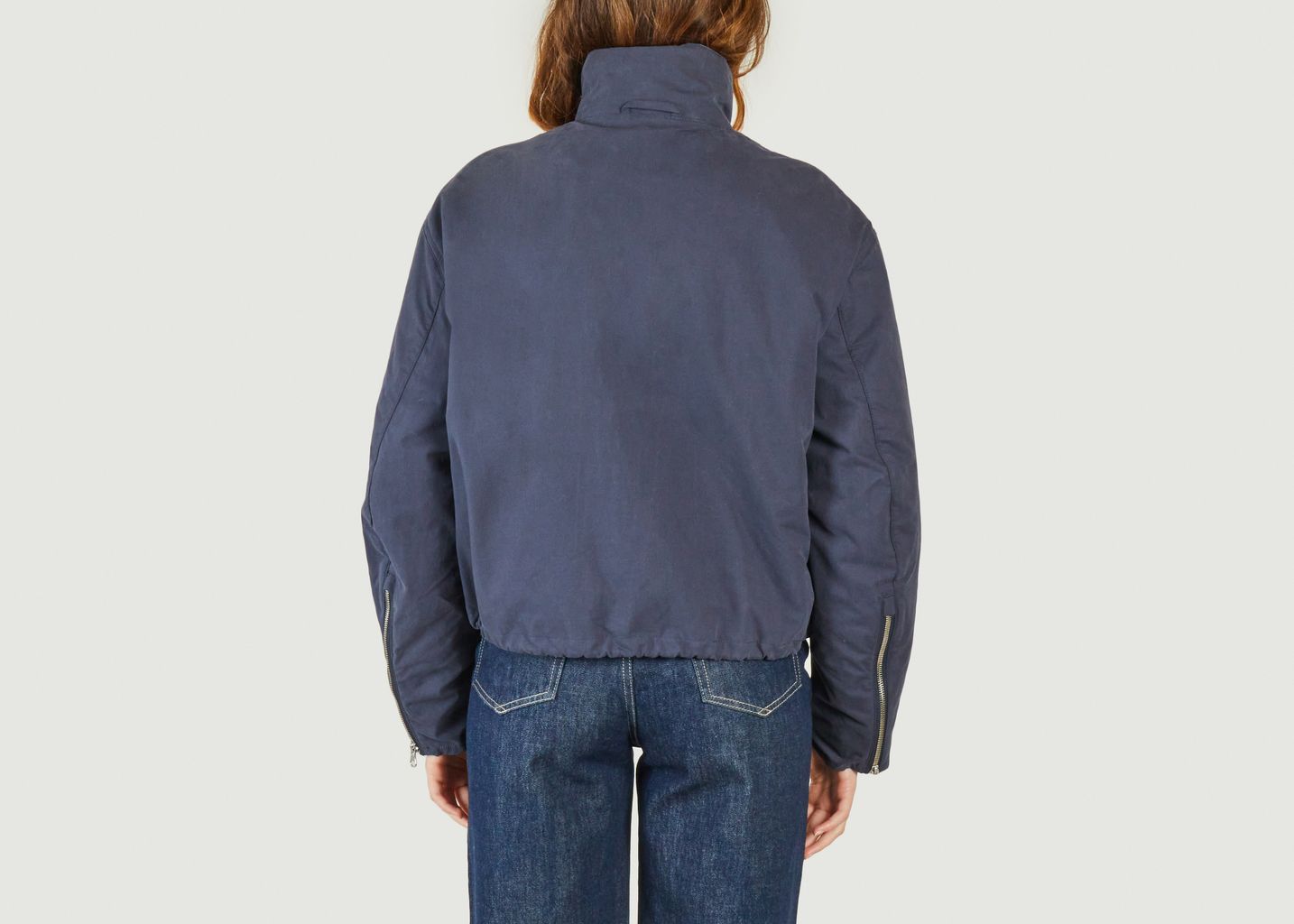 Stand-up collar jacket with detachable inner jacket River - Samsoe Samsoe